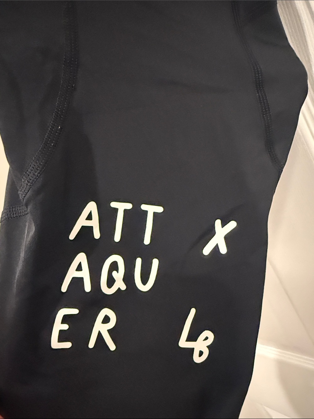 Attaquer Limited Edition Black and White Cycling Bib Shorts Size Small - Picture 5 of 7